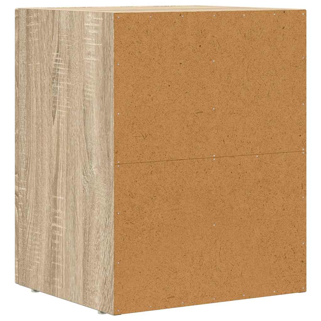 Bedside Table ELST Sonoma Oak 40 x 35 x 50 cm Engineered Wood