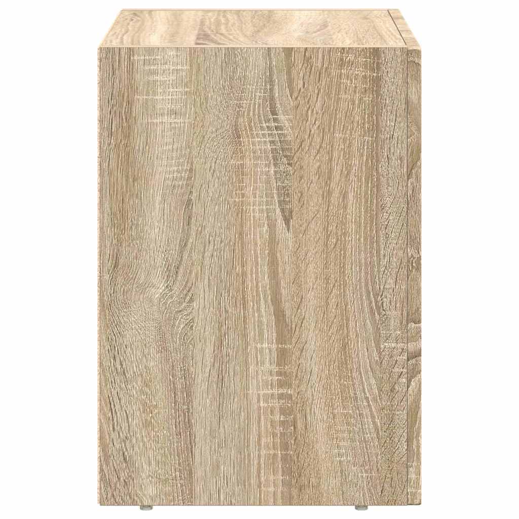 Bedside Table Sonoma Oak 40 x 35 x 50 cm Engineered Wood