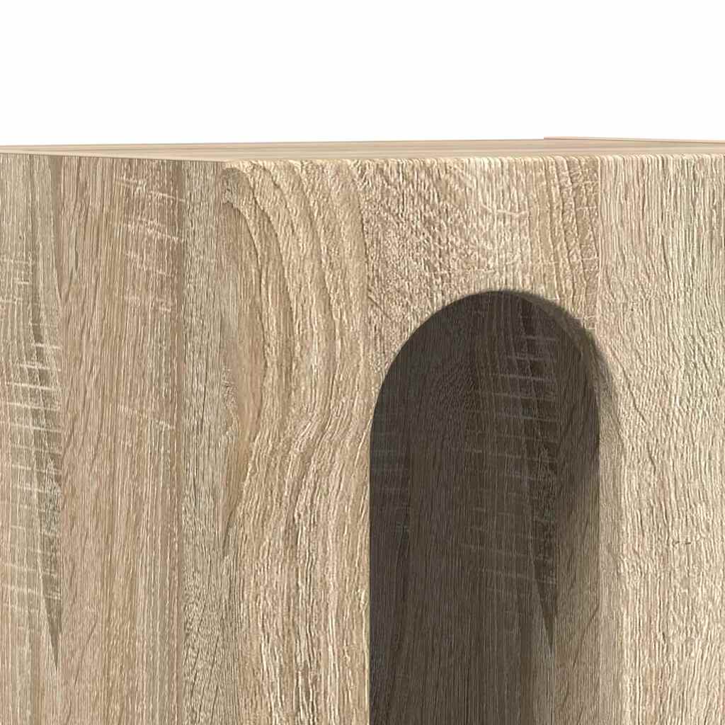 Bedside Table 2 pcs Sonoma Oak 40 x 35 x 50 cm Engineered Wood