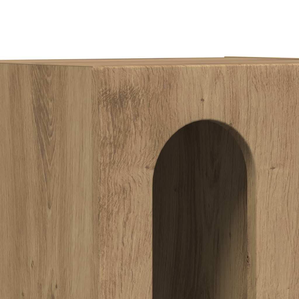 Bedside Table ELST Artisan Oak 40 x 35 x 50 cm Engineered Wood