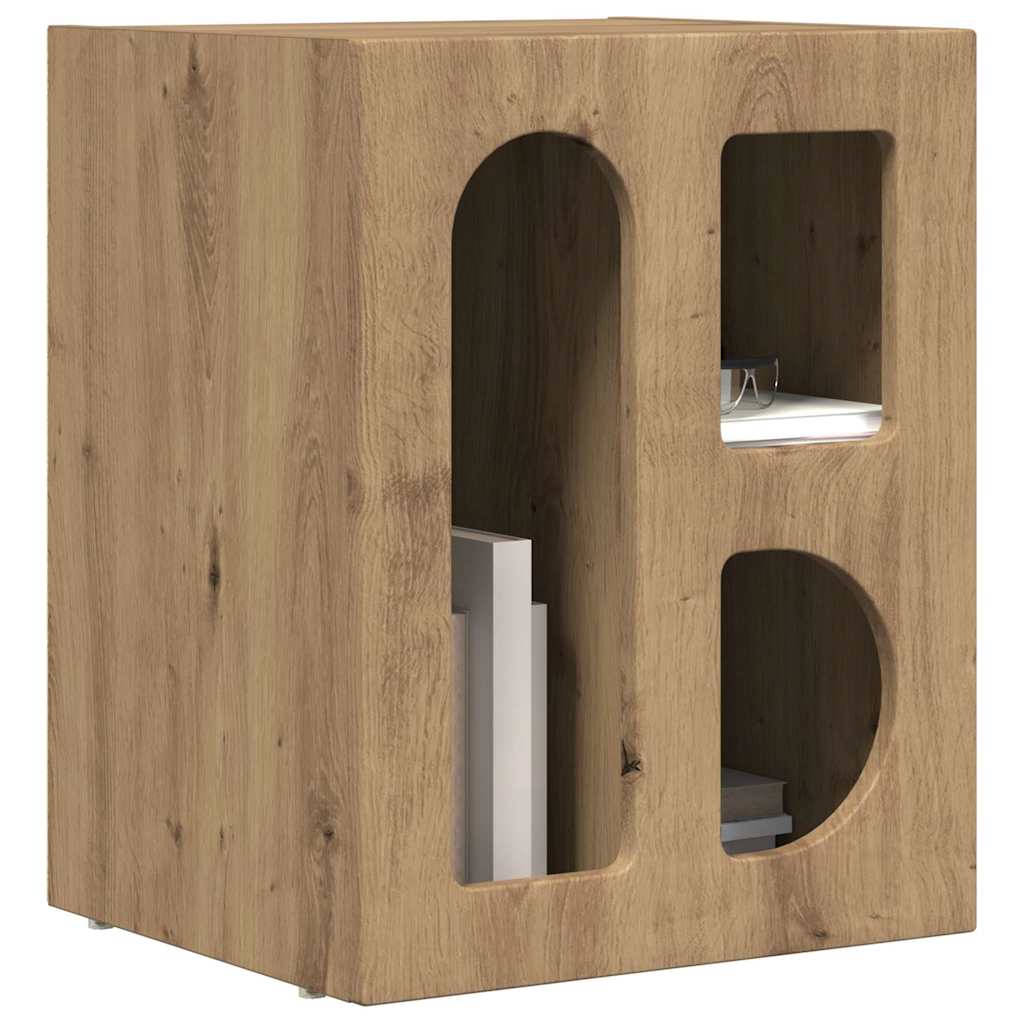 Bedside Table ELST Artisan Oak 40 x 35 x 50 cm Engineered Wood