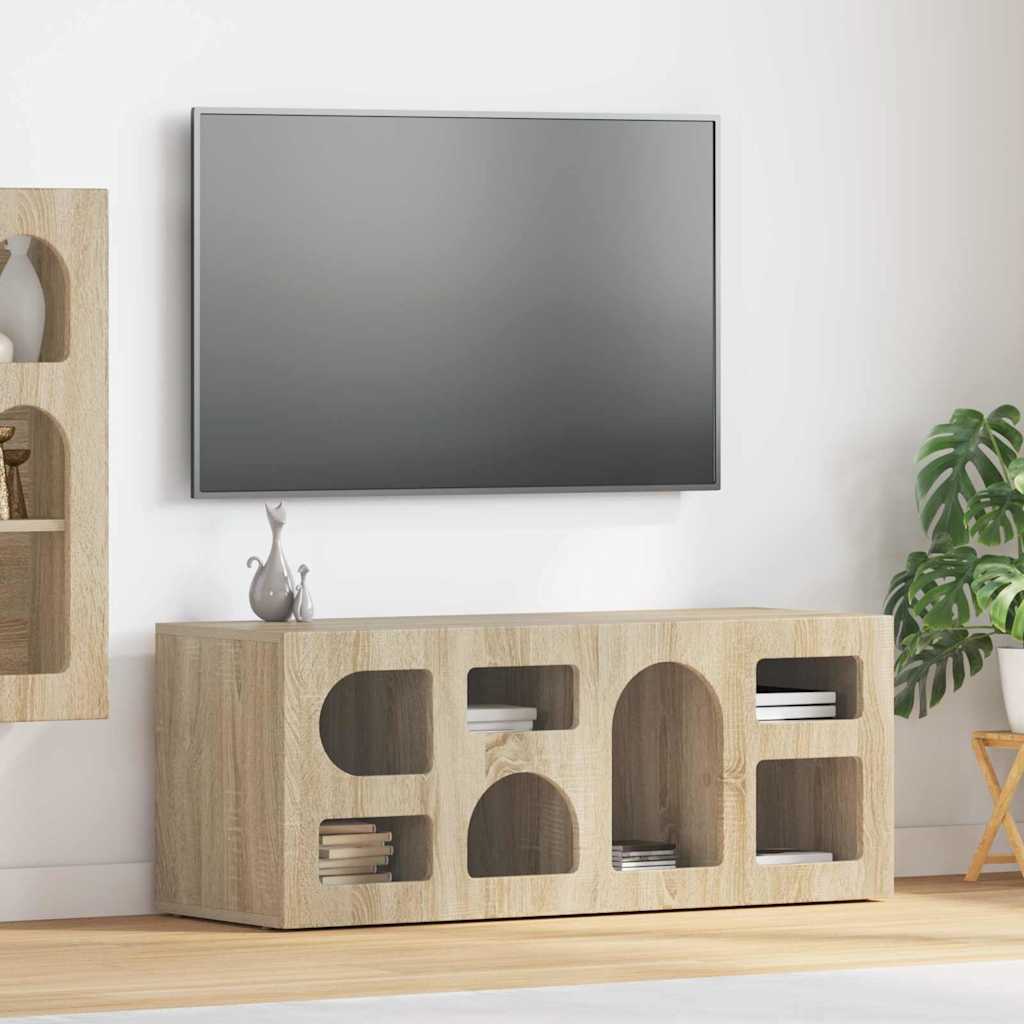 TV Cabinet Sonoma Oak 100 x 35 x 40 cm Engineered Wood