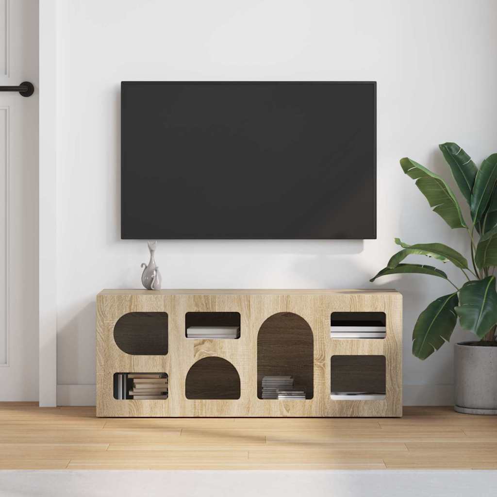 TV Cabinet Sonoma Oak 100 x 35 x 40 cm Engineered Wood