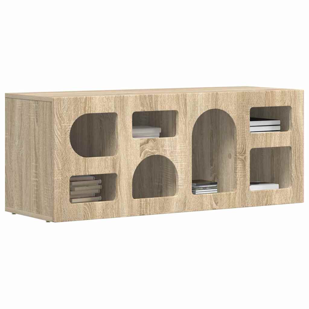 TV Cabinet ELST 100 x 35 x 40 cm Sonoma Oak Engineered Wood
