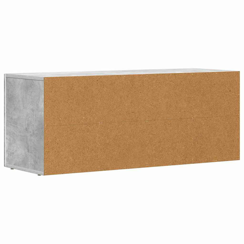 TV Cabinet Concrete Grey 100 x 35 x 40 cm Engineered Wood