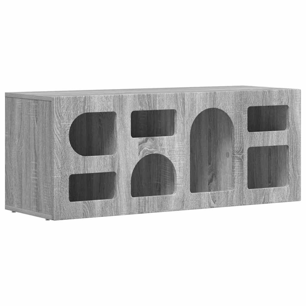 TV Cabinet Grey Sonoma 100 x 35 x 40 cm Engineered Wood