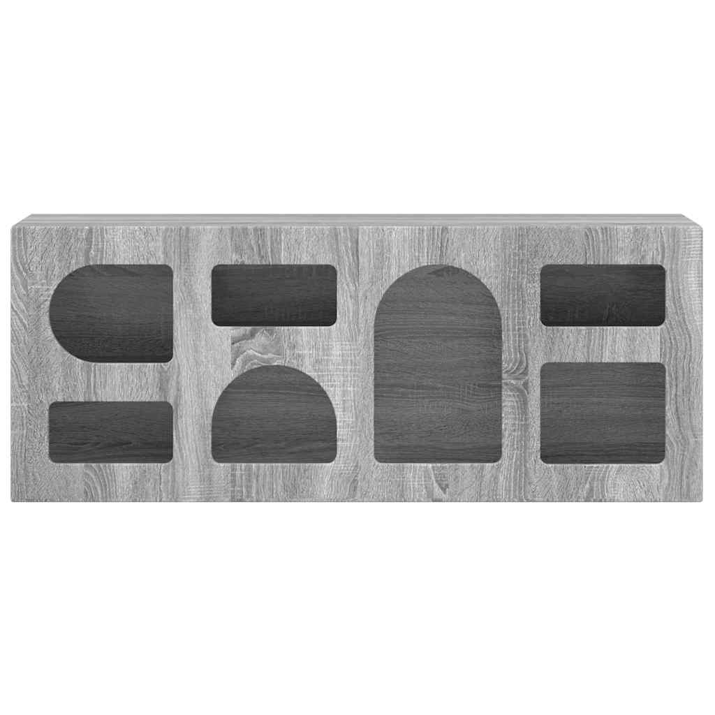 TV Cabinet ELST 100 x 35 x 40 cm Grey Sonoma Engineered Wood