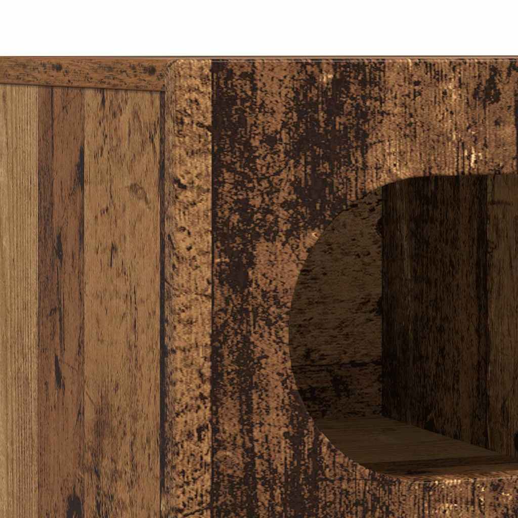 TV Cabinet ELST 100 x 35 x 40 cm Old Wood Engineered Wood