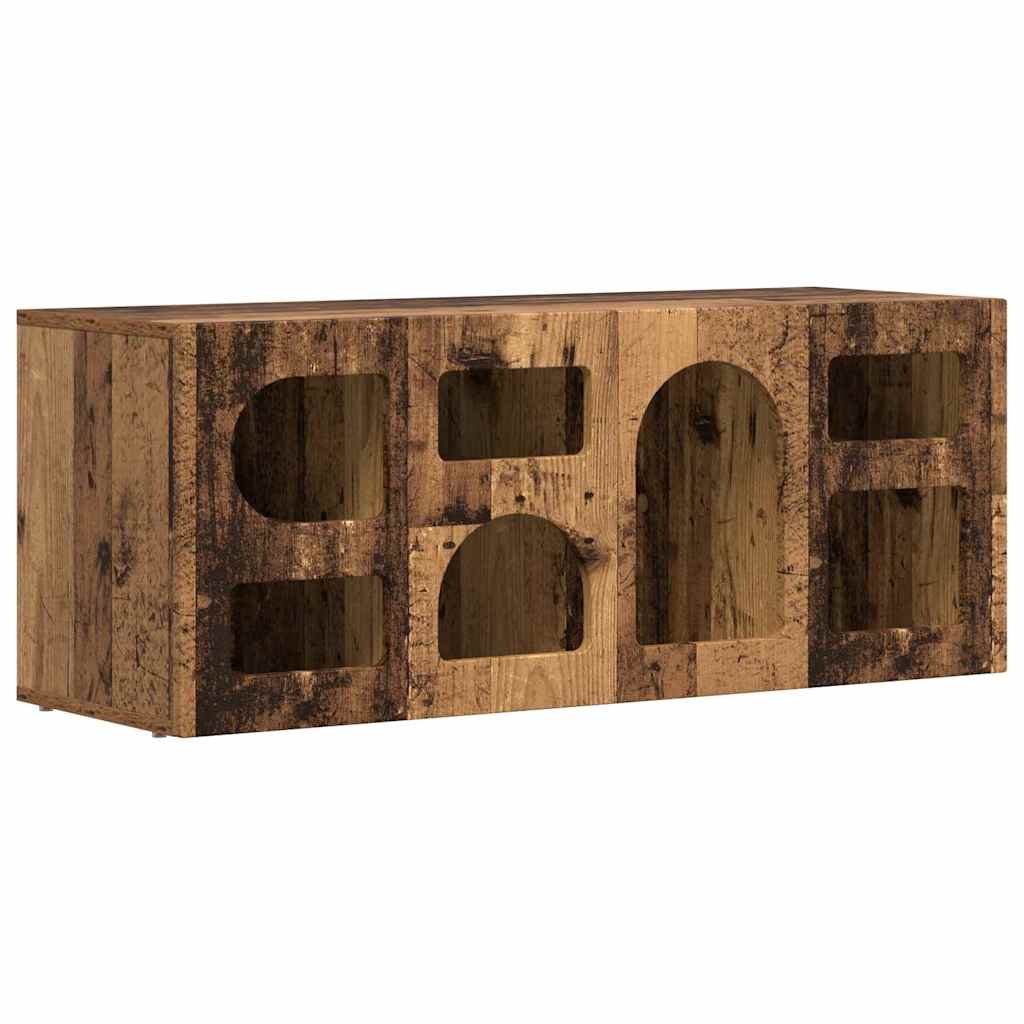 TV Cabinet Old Wood 100 x 35 x 40 cm Engineered Wood
