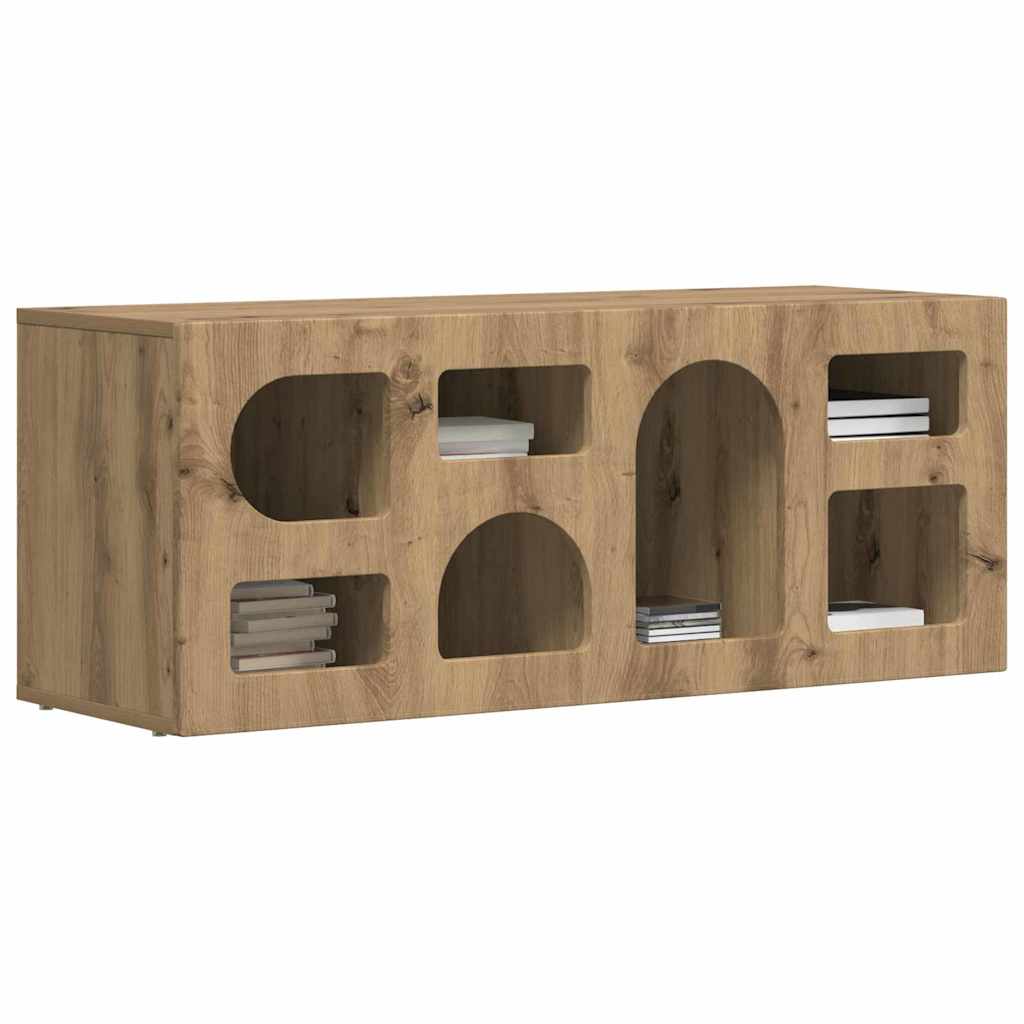 TV Cabinet ELST 100 x 35 x 40 cm Artisan Oak Engineered Wood