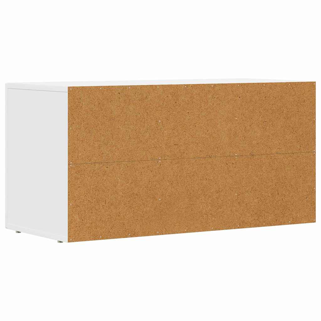 TV Cabinet White 80 x 35 x 40 cm Engineered Wood
