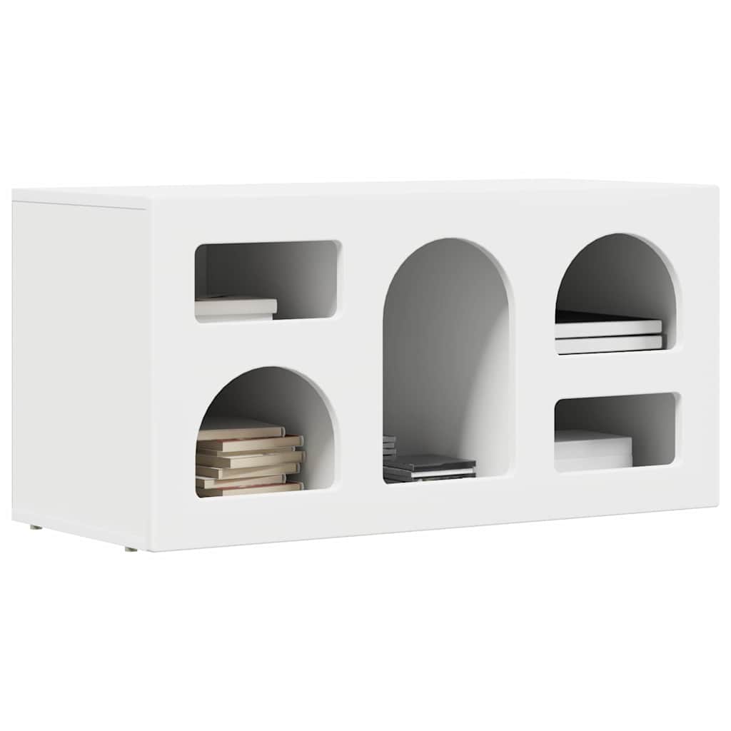 TV Cabinet White 80 x 35 x 40 cm Engineered Wood
