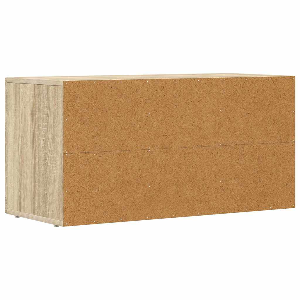 TV Cabinet ELST 80 x 35 x 40 cm Sonoma Oak Engineered Wood