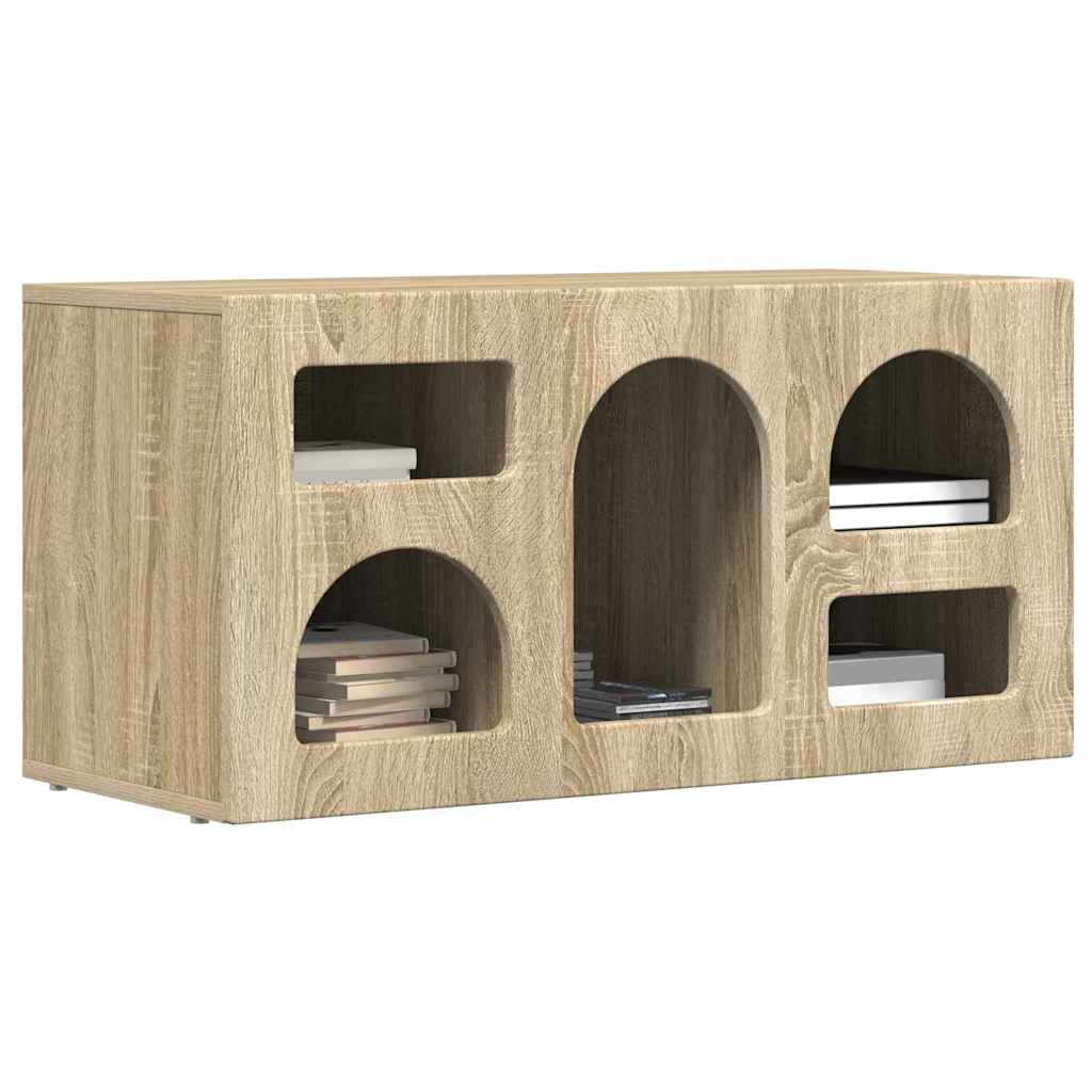 TV Cabinet ELST 80 x 35 x 40 cm Sonoma Oak Engineered Wood