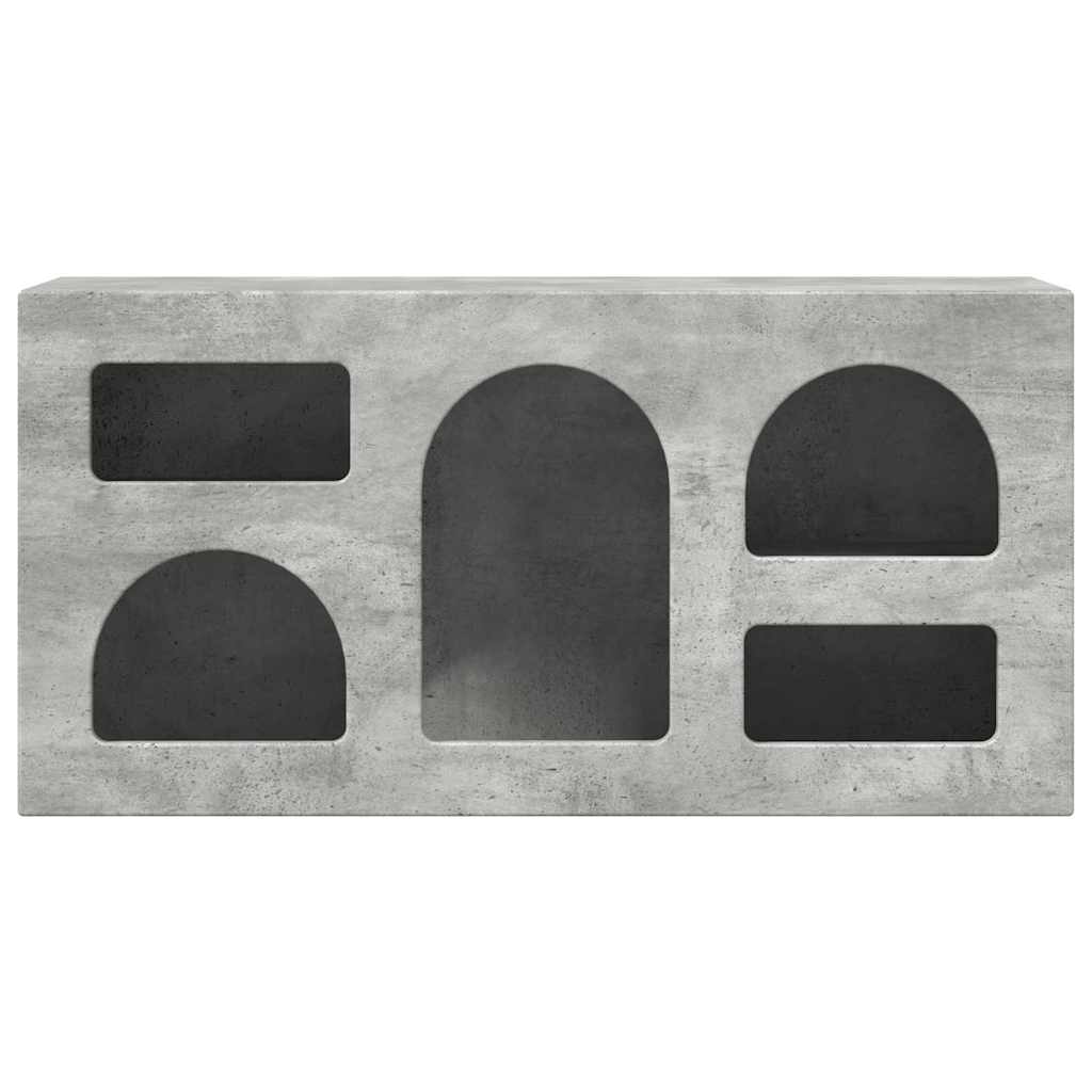 TV Cabinet Concrete Grey 80 x 35 x 40 cm Engineered Wood