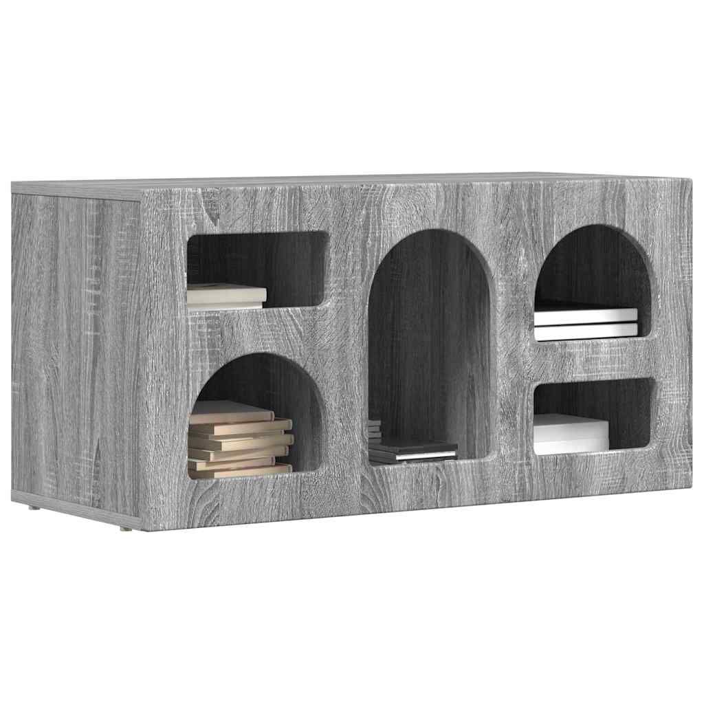 TV Cabinet Grey Sonoma 80 x 35 x 40 cm Engineered Wood
