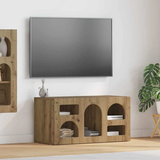TV Cabinet Artisan Oak 80 x 35 x 40 cm Engineered Wood