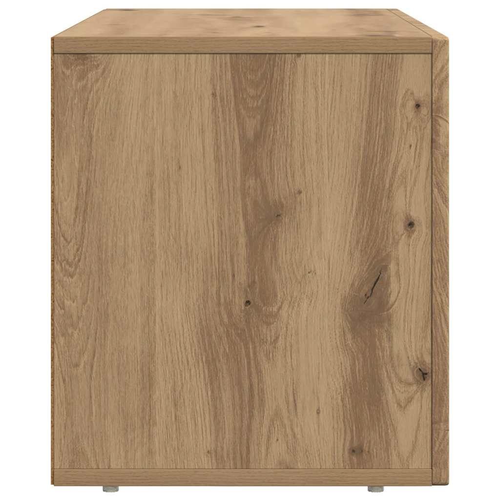 TV Cabinet ELST 80 x 35 x 40 cm Artisan Oak Engineered Wood
