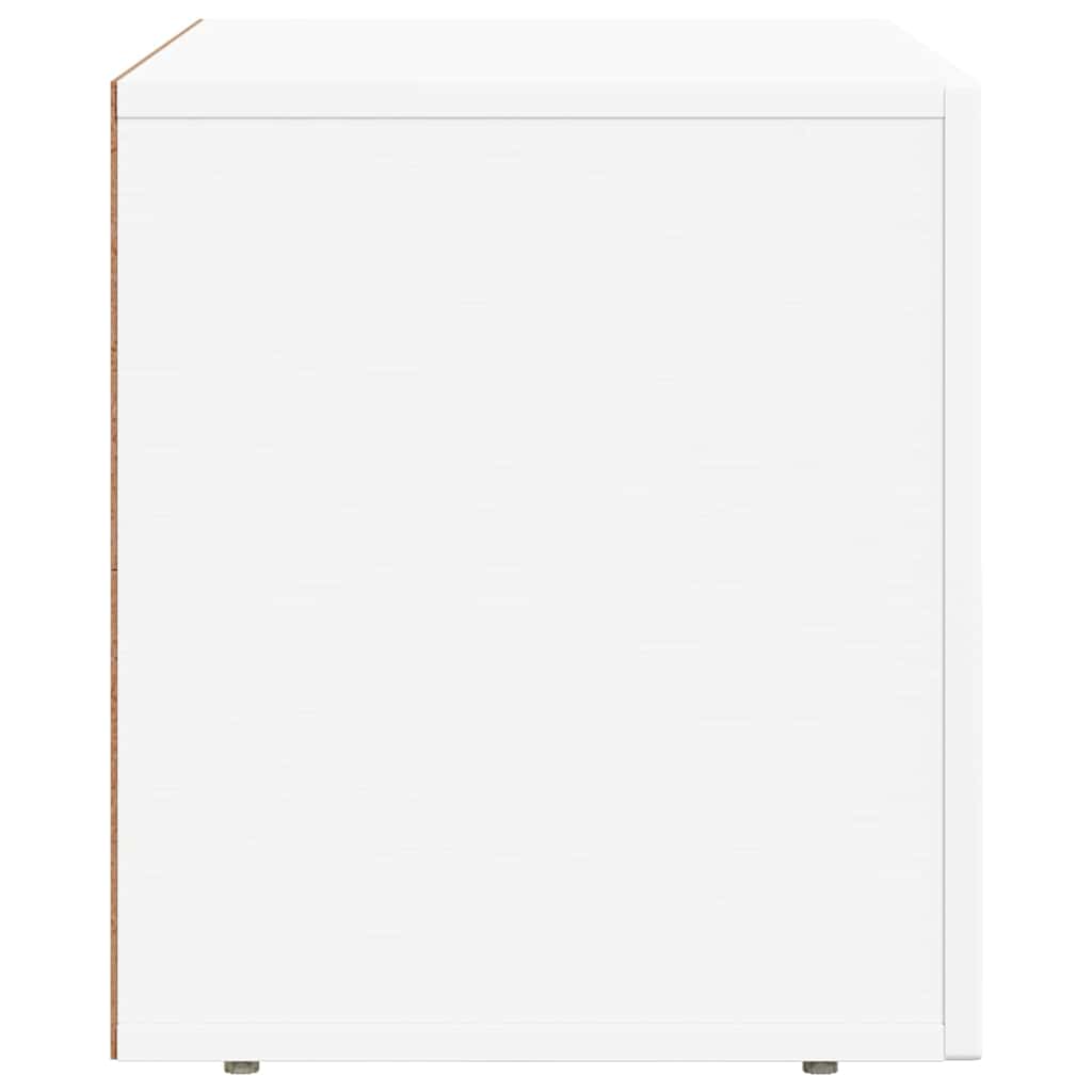TV Cabinet ELST 60 x 35 x 40 cm White Engineered Wood