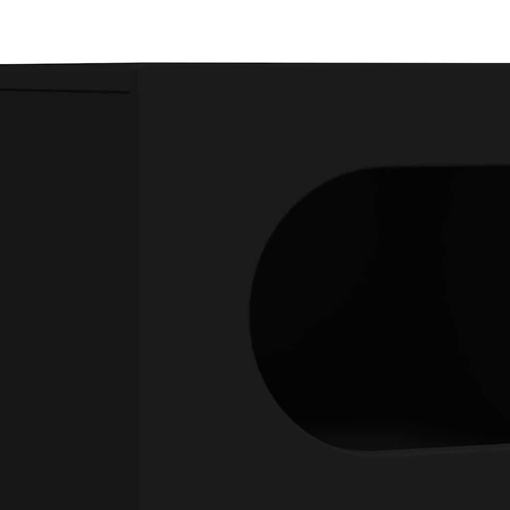 TV Cabinet Black 60 x 35 x 40 cm Engineered Wood