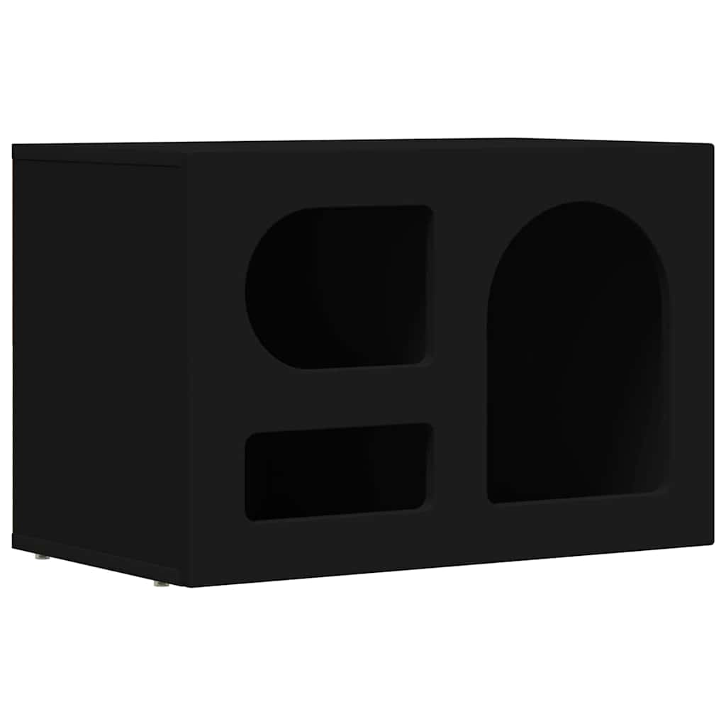TV Cabinet Black 60 x 35 x 40 cm Engineered Wood