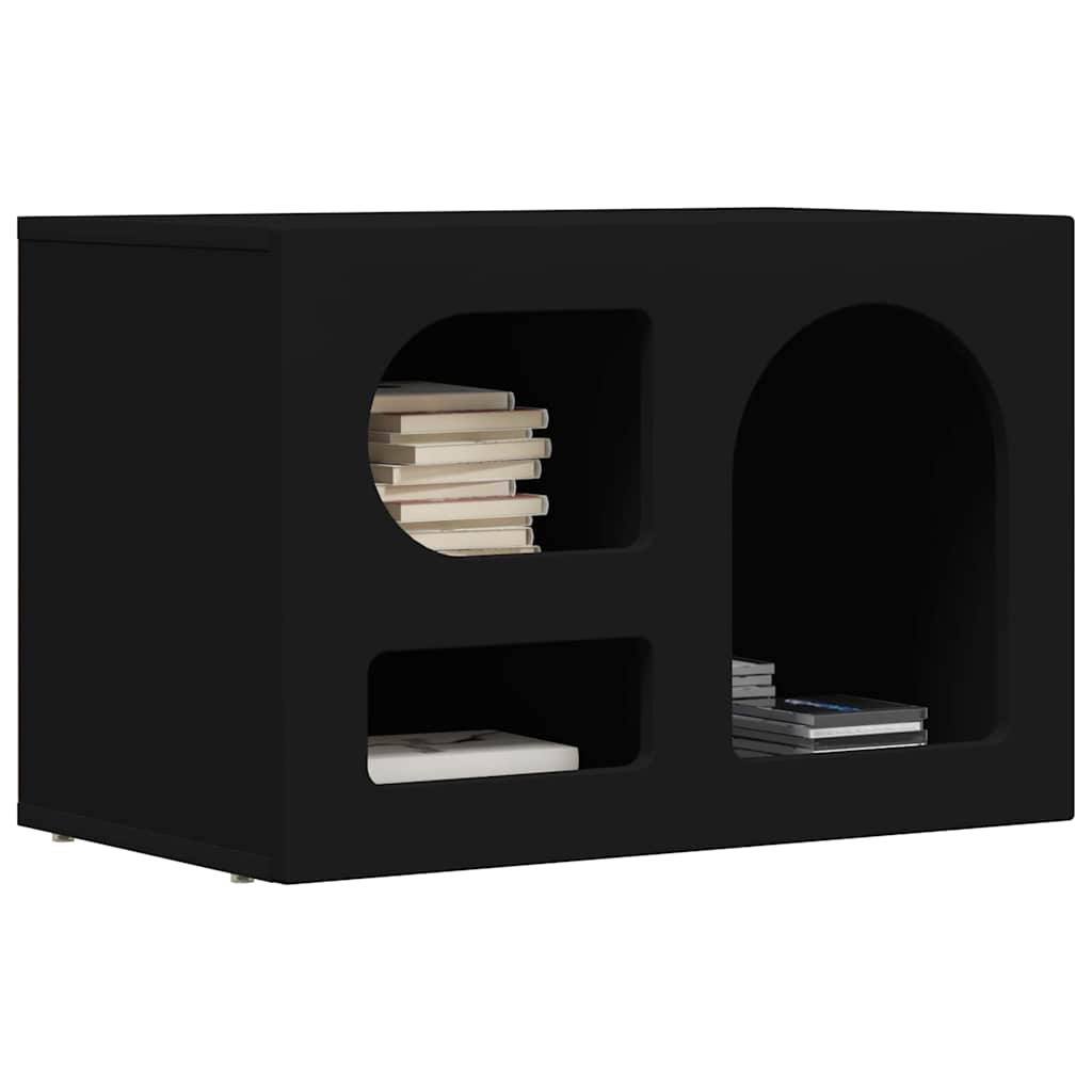 TV Cabinet Black 60 x 35 x 40 cm Engineered Wood