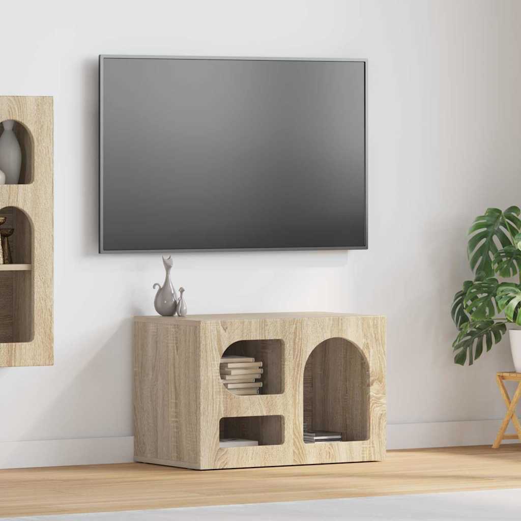 TV Cabinet ELST 60 x 35 x 40 cm Sonoma Oak Engineered Wood