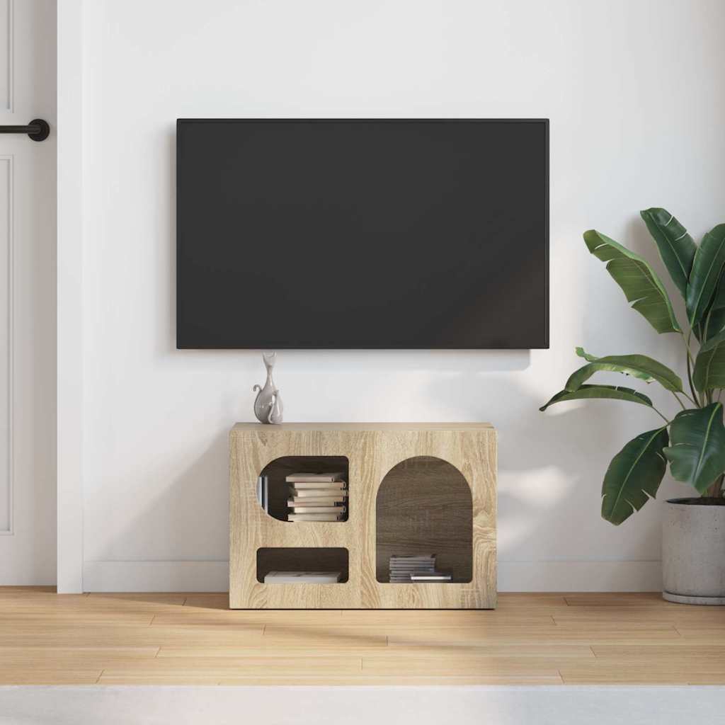 TV Cabinet ELST 60 x 35 x 40 cm Sonoma Oak Engineered Wood