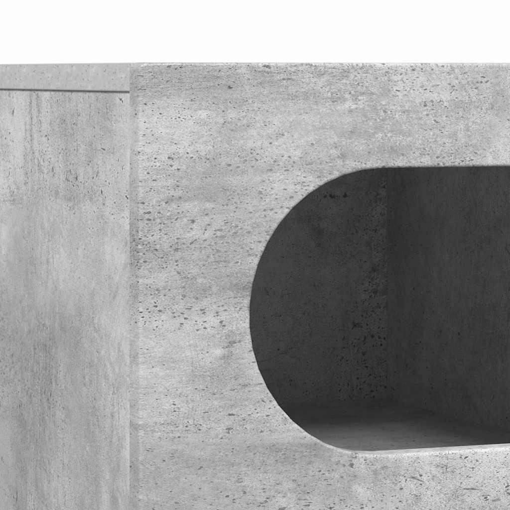 TV Cabinet Concrete Grey 60 x 35 x 40 cm Engineered Wood