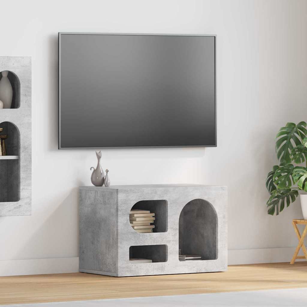 TV Cabinet Concrete Grey 60 x 35 x 40 cm Engineered Wood
