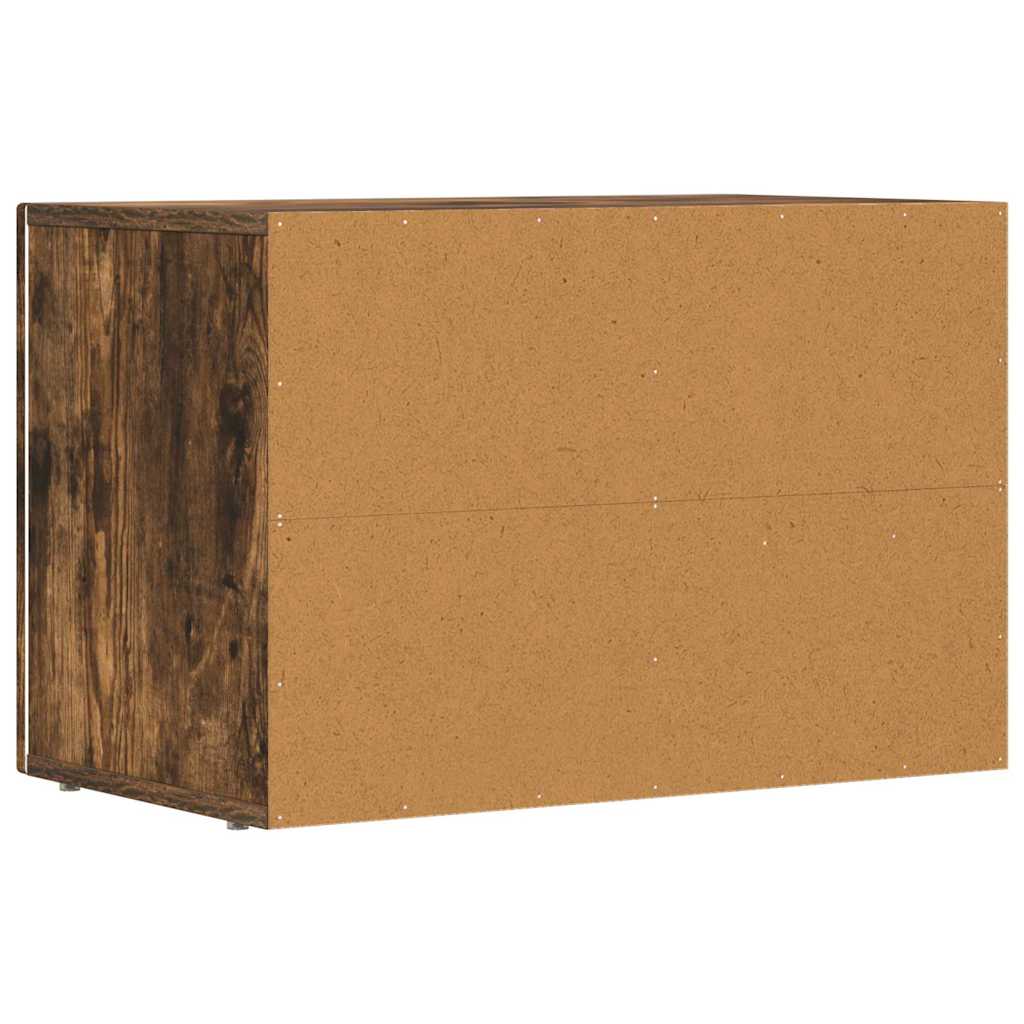 TV Cabinet ELST 60 x 35 x 40 cm Smoked Oak Engineered Wood