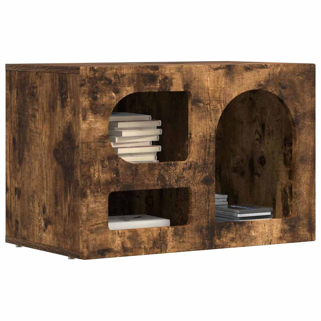 TV Cabinet ELST 60 x 35 x 40 cm Smoked Oak Engineered Wood