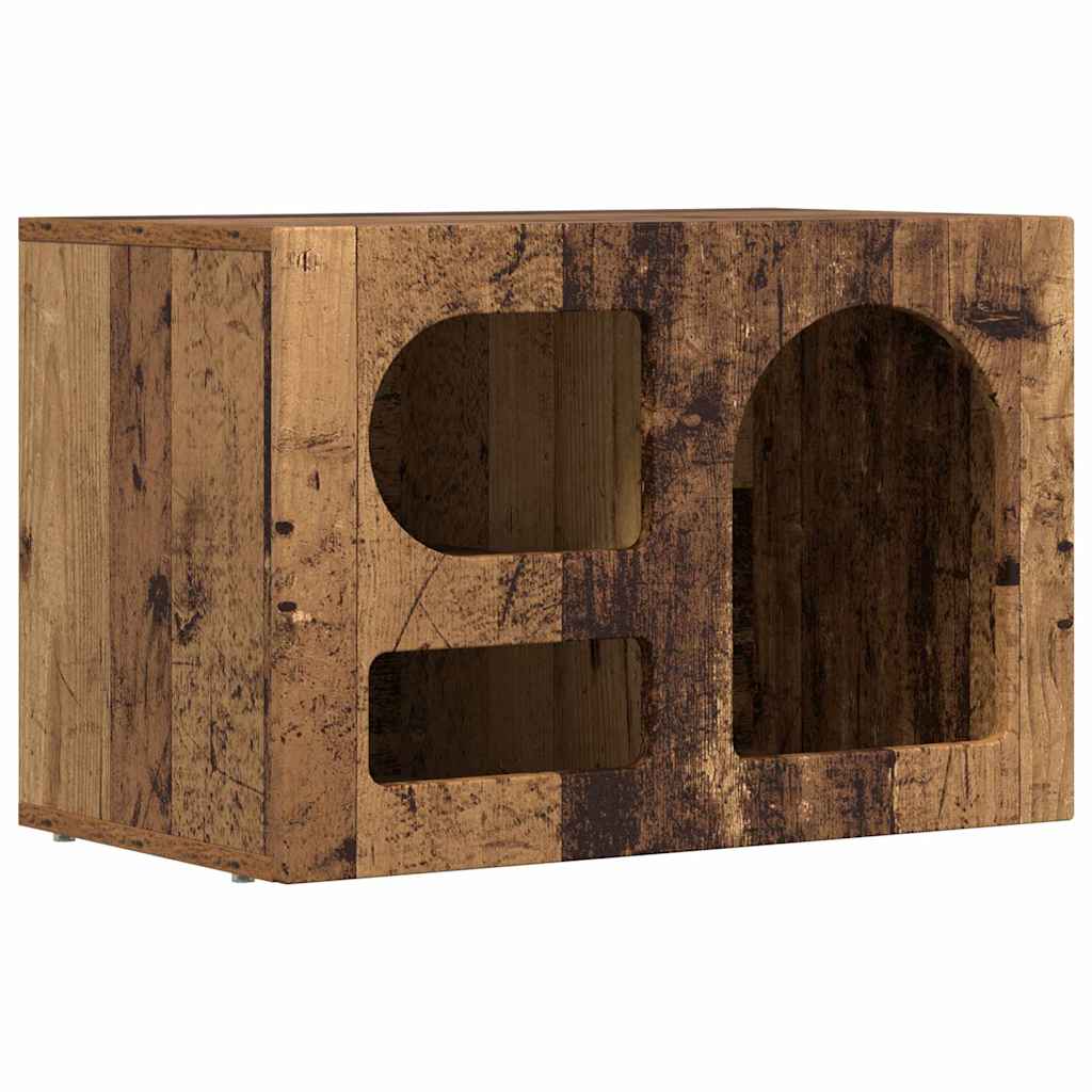 TV Cabinet ELST 60 x 35 x 40 cm Old Wood Engineered Wood
