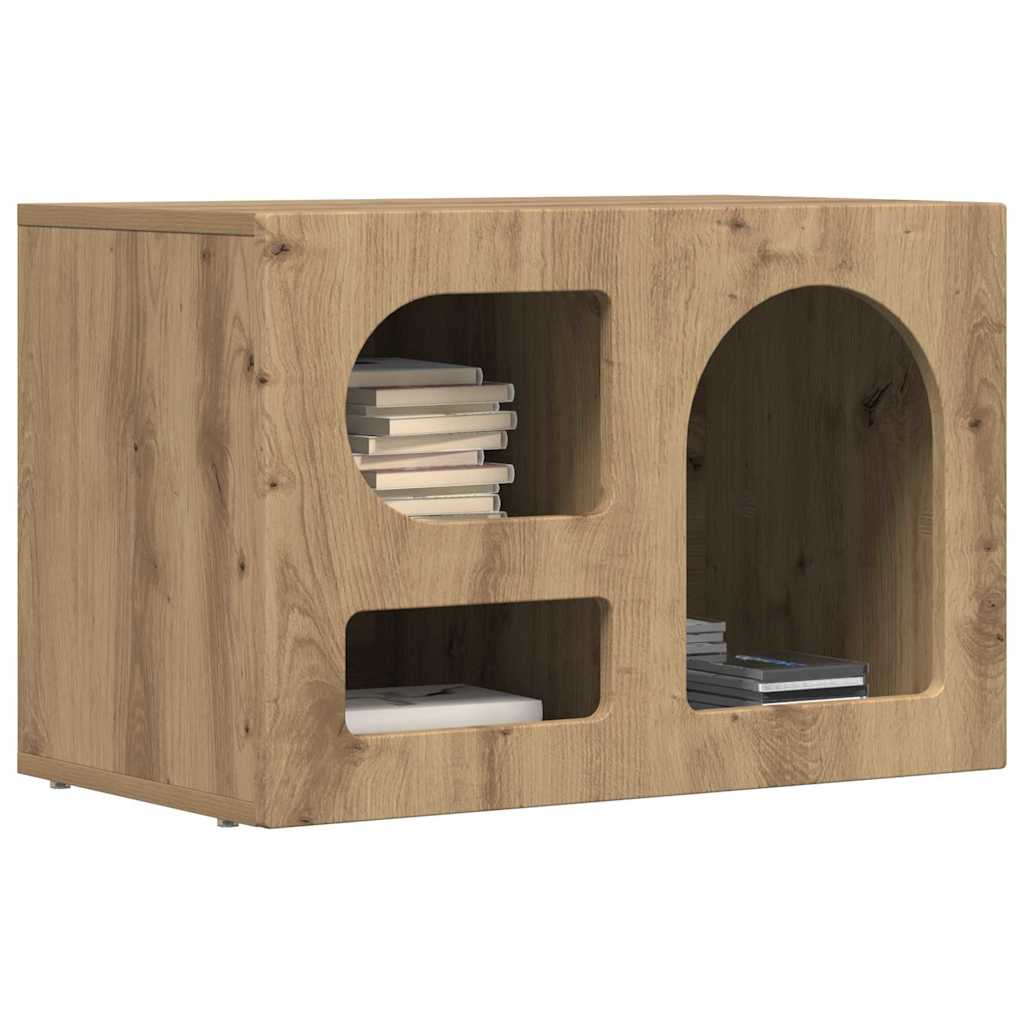 TV Cabinet ELST 60 x 35 x 40 cm Artisan Oak Engineered Wood