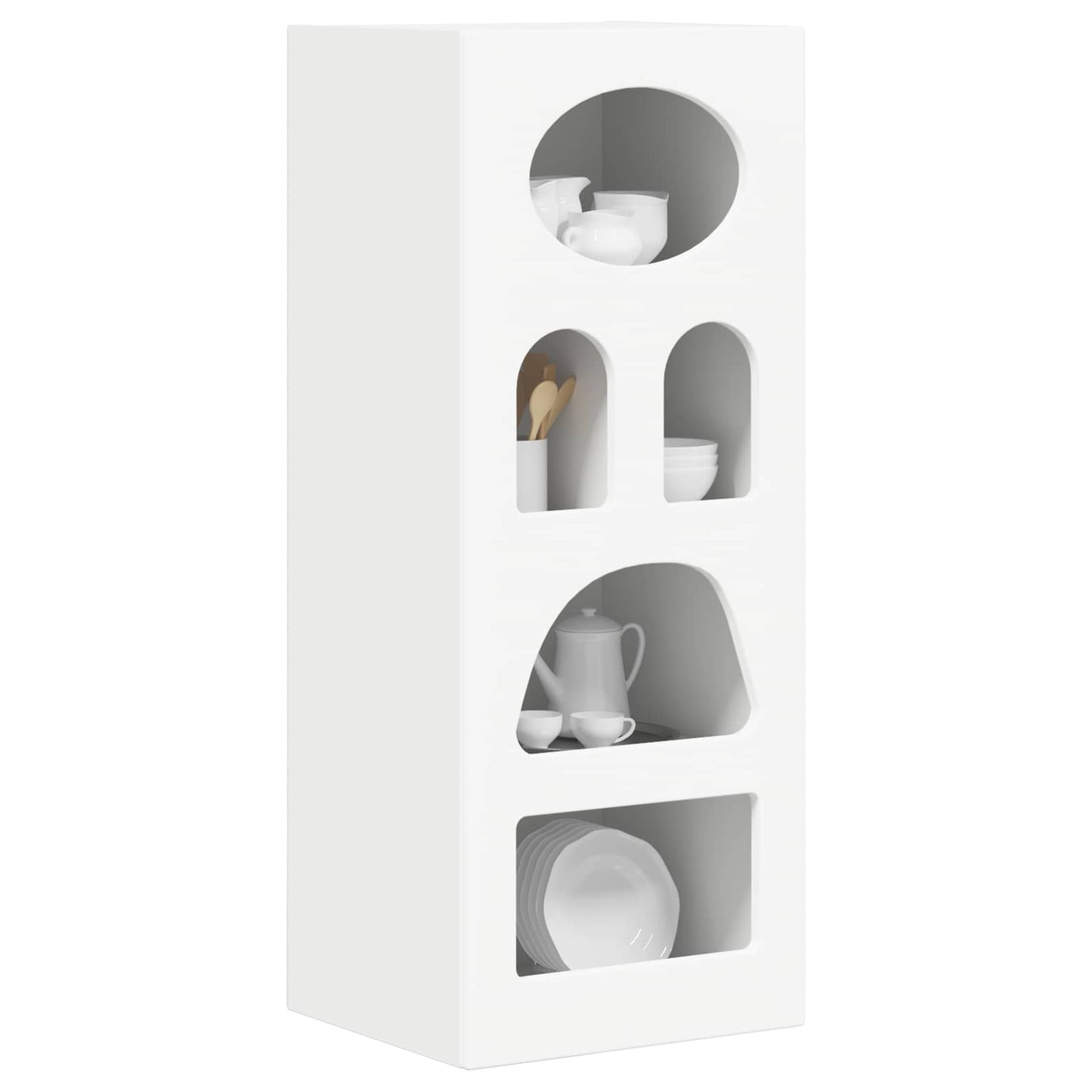 Sideboard ELST White 40 x 35 x 100.5 cm Engineered Wood