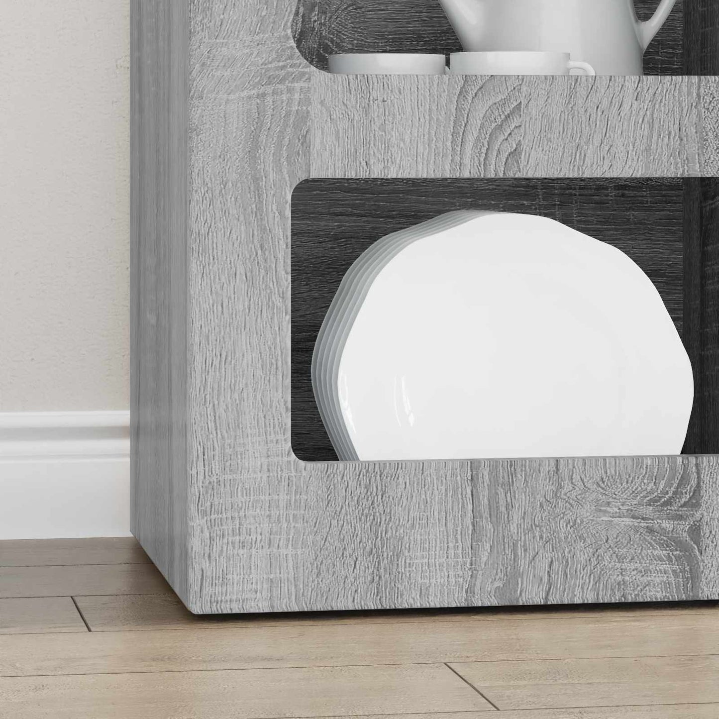 Sideboard ELST Grey Sonoma 40 x 35 x 100.5 cm Engineered Wood