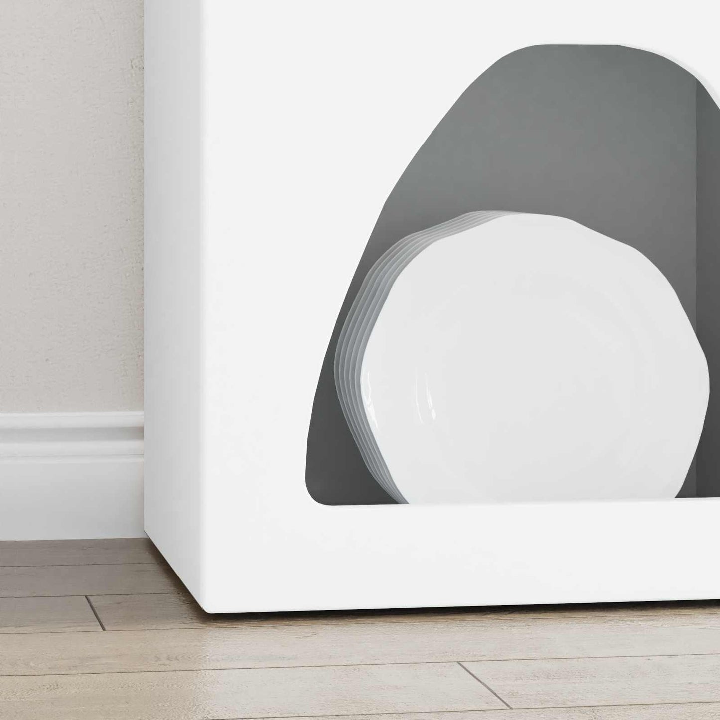 Sideboard ELST White 40 x 35 x 100.5 cm Engineered Wood