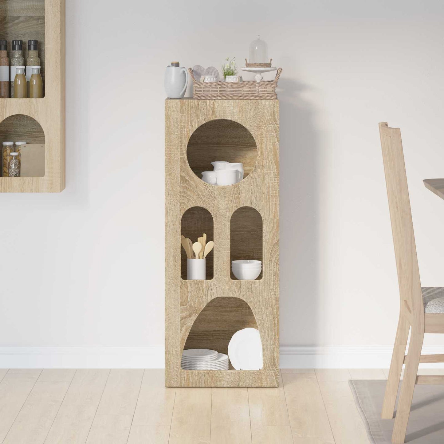 Sideboard ELST Sonoma Oak 40 x 35 x 100.5 cm Engineered Wood