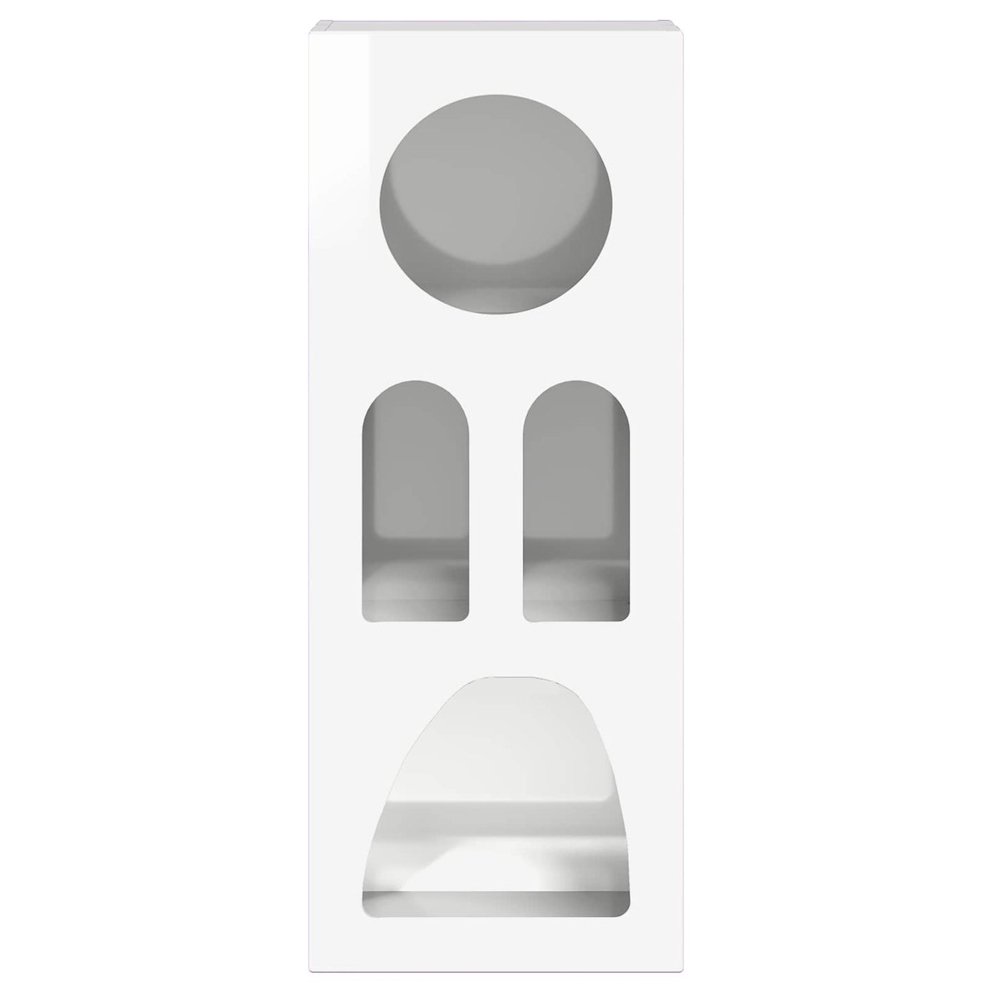 Sideboard ELST High Gloss White 40 x 35 x 100.5 cm