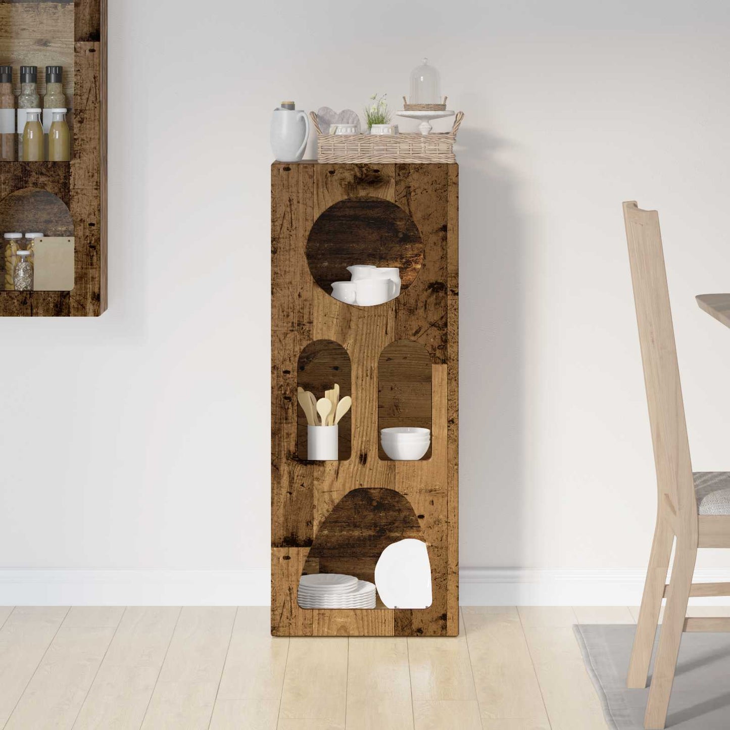 Sideboard ELST Old Wood 40 x 35 x 100.5 cm Engineered Wood