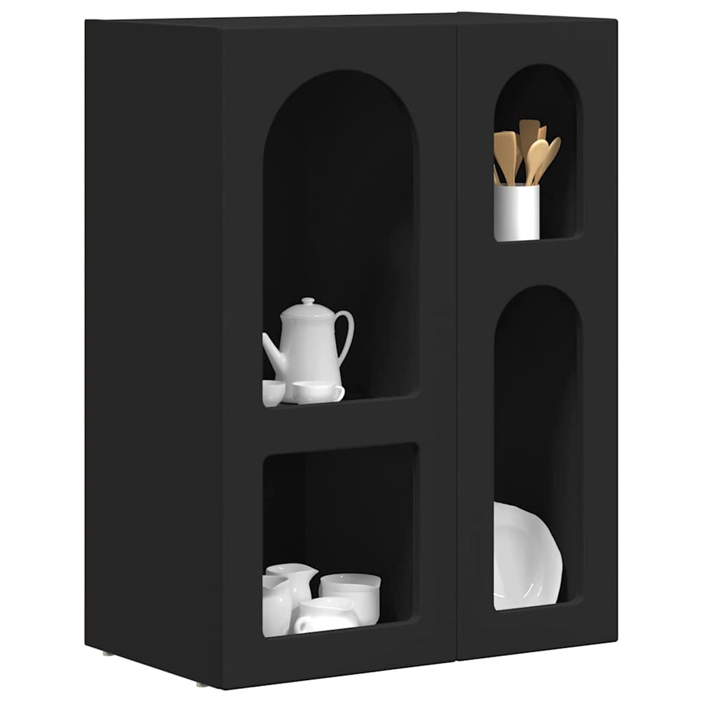 Sideboard ELST Black 59 x 35 x 80.5 cm Engineered Wood