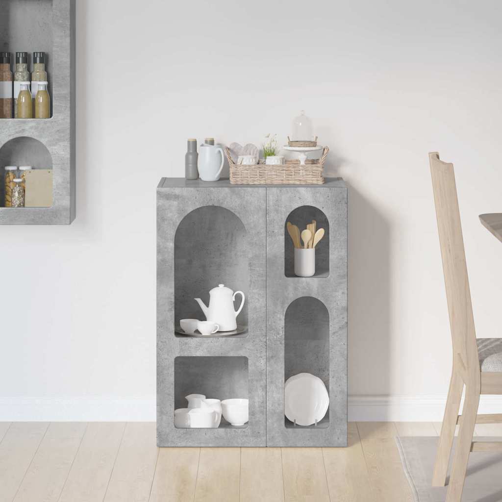 Sideboard ELST Concrete Grey 59 x 35 x 80.5 cm Engineered Wood