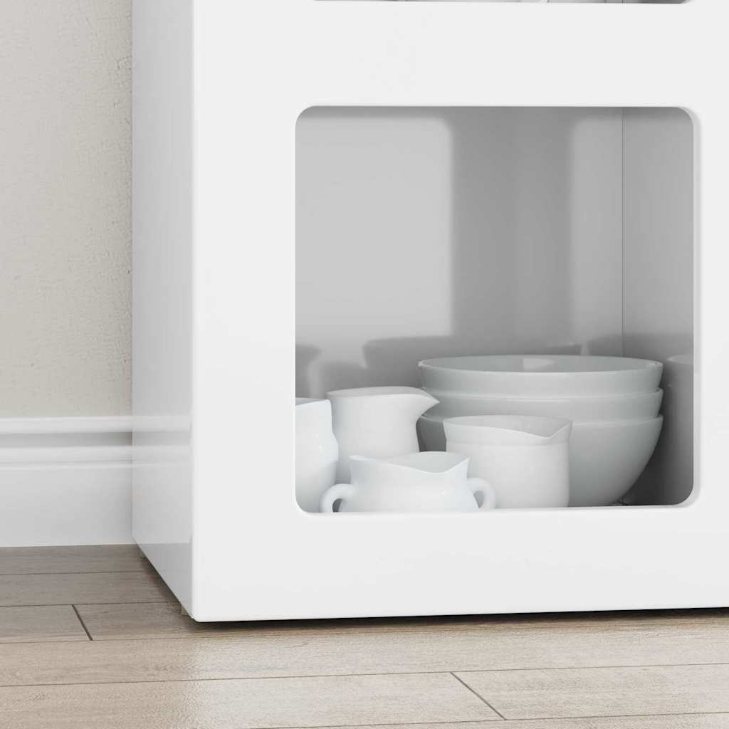 Sideboard ELST High Gloss White 59 x 35 x 80.5 cm