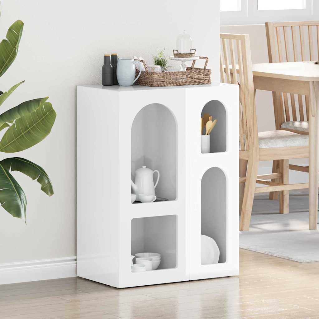 Sideboard ELST High Gloss White 59 x 35 x 80.5 cm