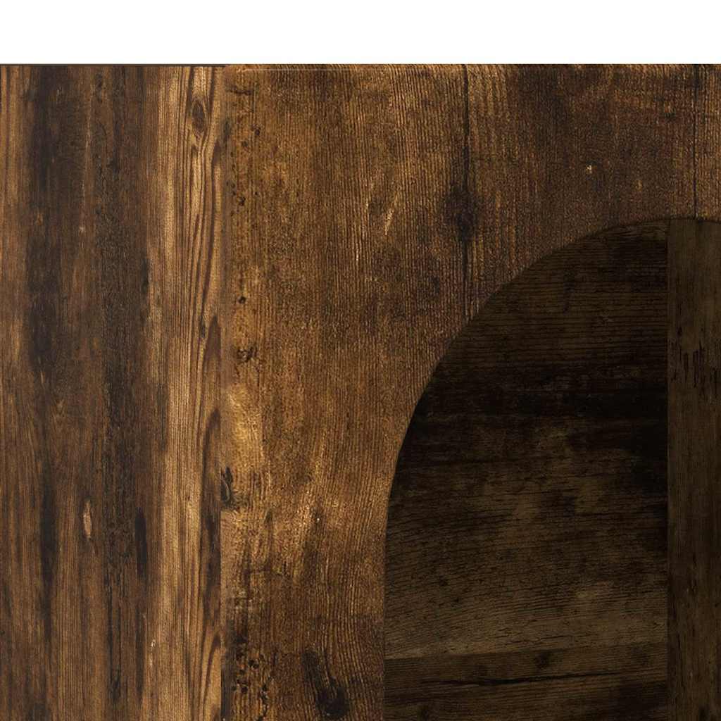 Sideboard ELST Smoked Oak 59 x 35 x 80.5 cm Engineered Wood