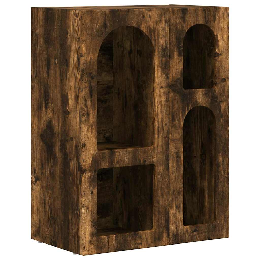 Sideboard ELST Smoked Oak 59 x 35 x 80.5 cm Engineered Wood