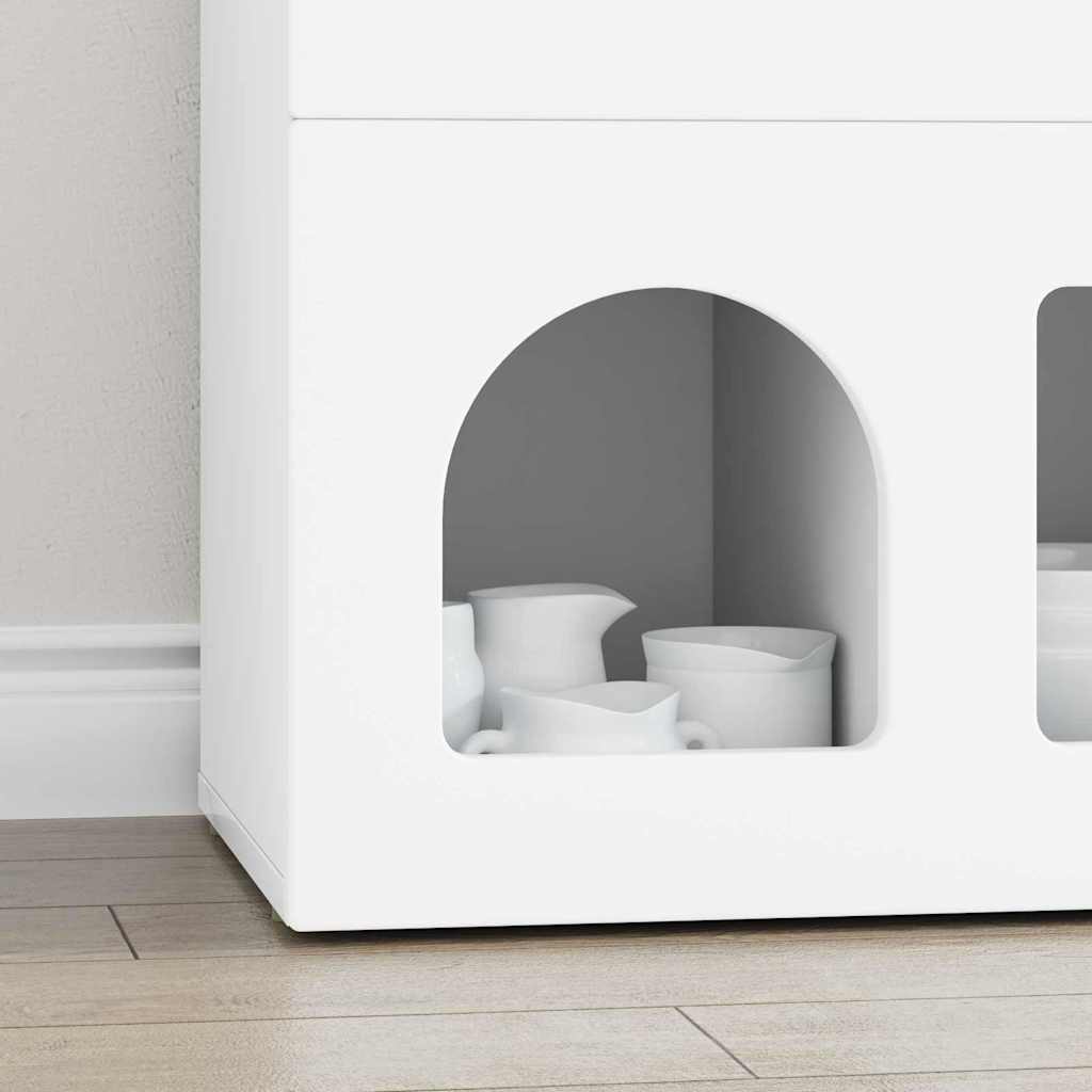 Sideboard ELST White 80.5 x 35 x 59 cm Engineered Wood