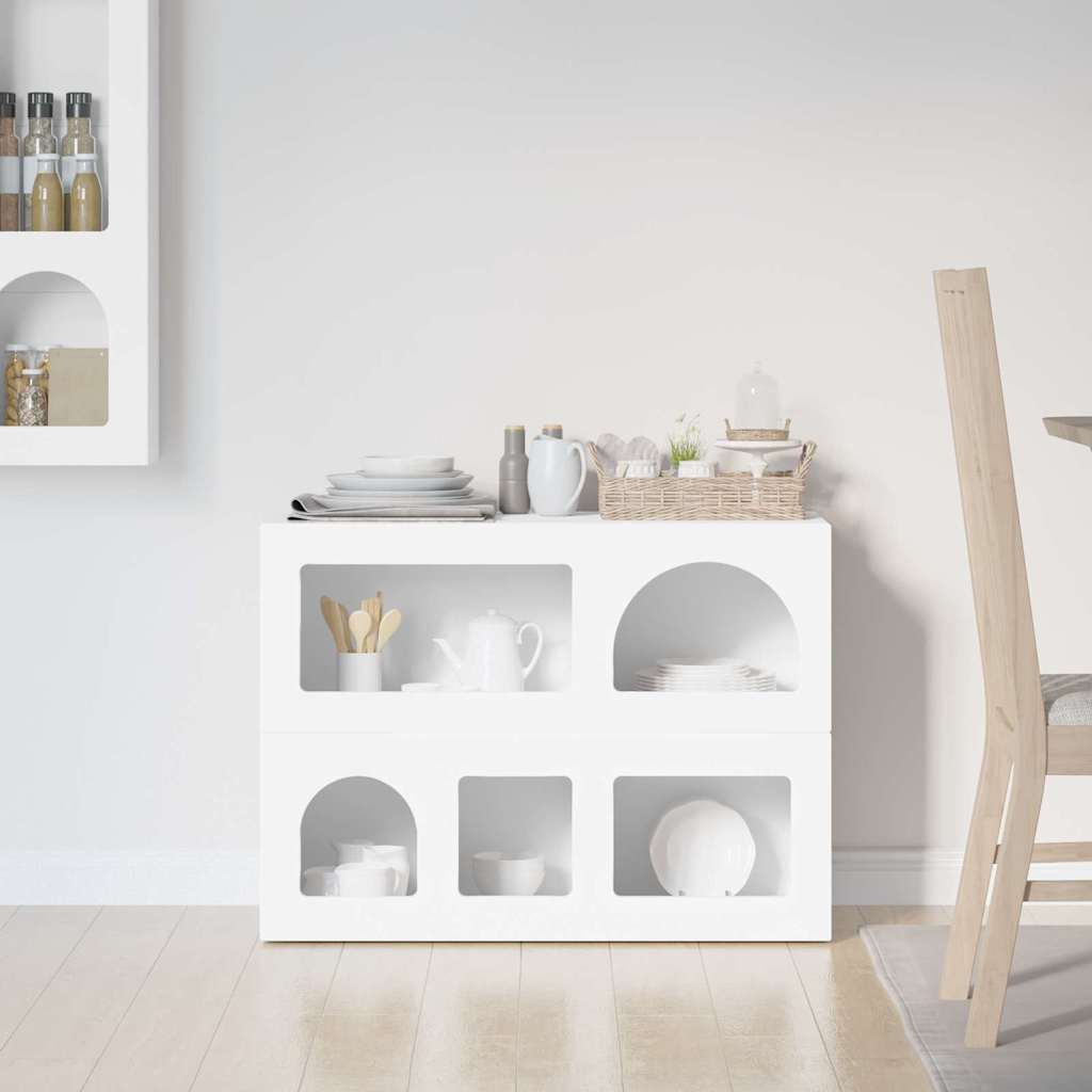 Sideboard ELST White 80.5 x 35 x 59 cm Engineered Wood