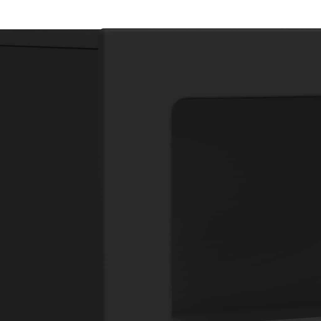 Sideboard ELST Black 80.5 x 35 x 59 cm Engineered Wood