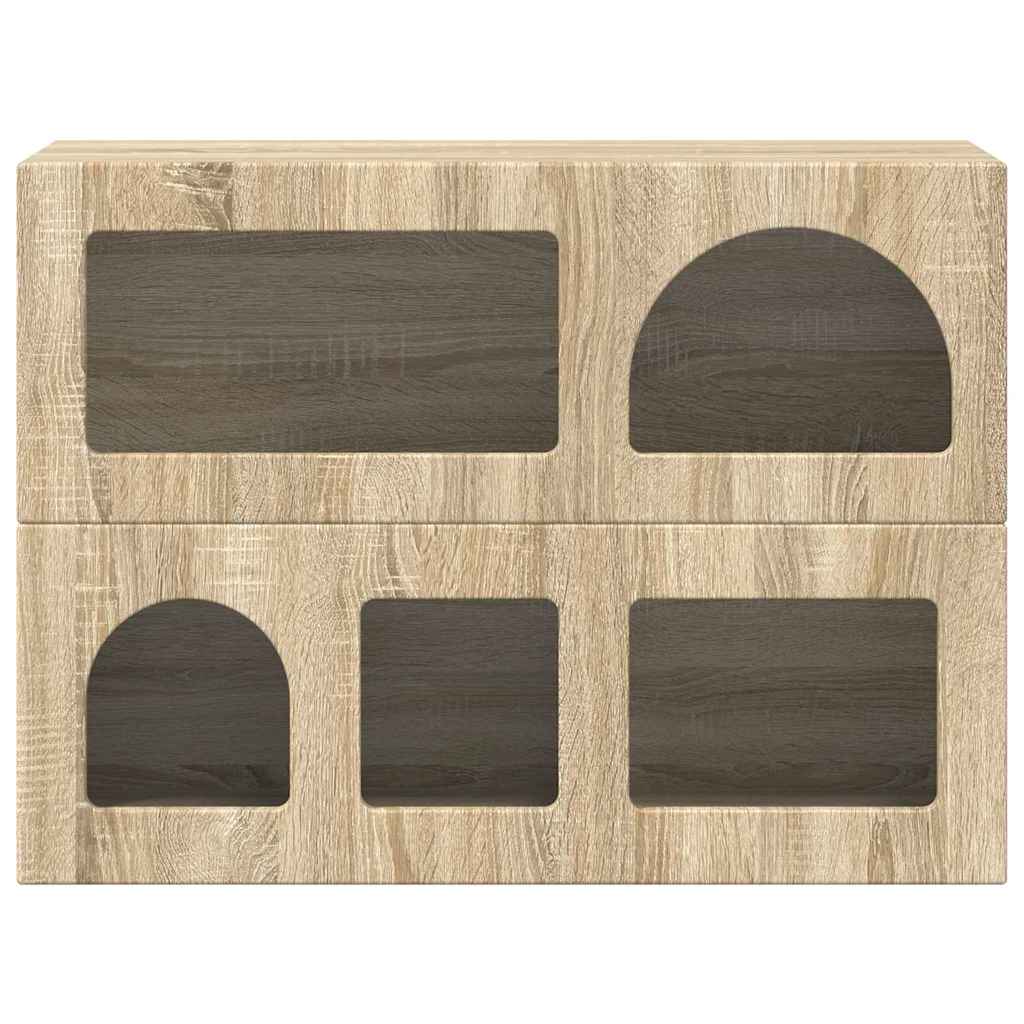 Sideboard ELST Sonoma Oak 80.5 x 35 x 59 cm Engineered Wood